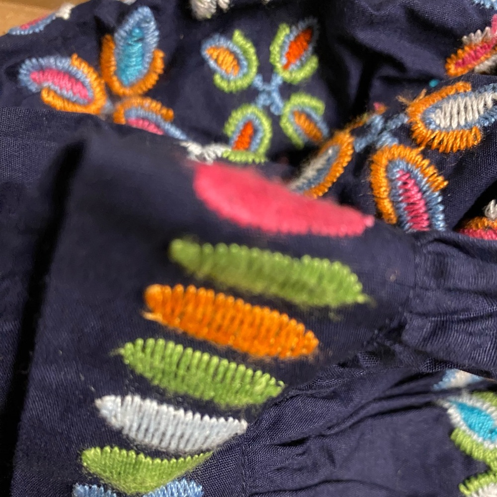 Anthropologie  NEW Maeve Sonja Embroidered BlouSE top  SIZE 0 new with tag - Picture 5 of 7